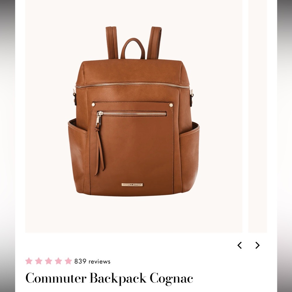 Poppy and Peonies Commuter Backpack